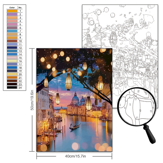 Desert Canyon Adventure SUV - DIY Paint by Numbers