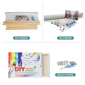 Turtle Family - DIY Paint by Numbers