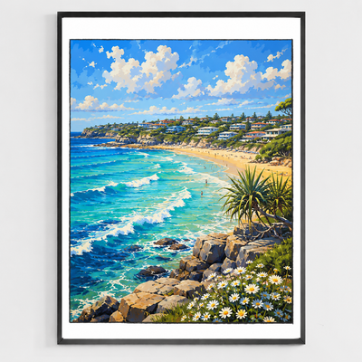 Australian Beach Escape Paint by Numbers
