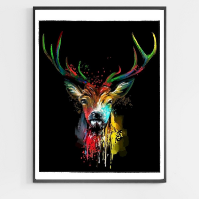 Colorful Chital - DIY Paint by Numbers