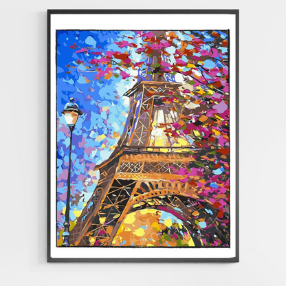 Eiffel Tower - DIY Paint by Numbers